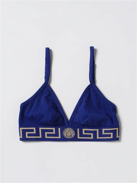 completo intimo versace donna|VERSACE INTIMO: Reggiseno in cotone stretch .